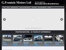 Tablet Screenshot of frantzismotors.com